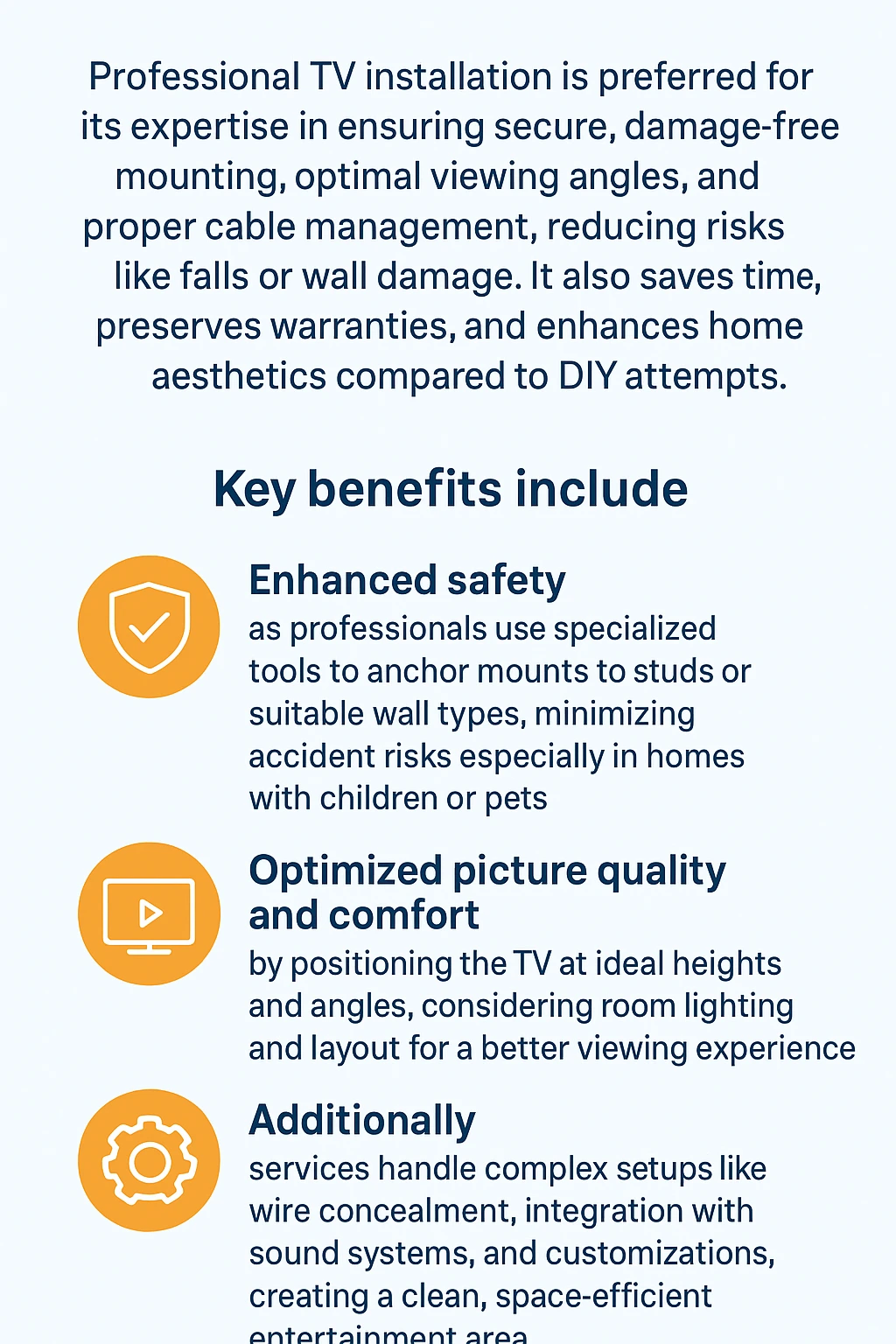 Professional TV Installation